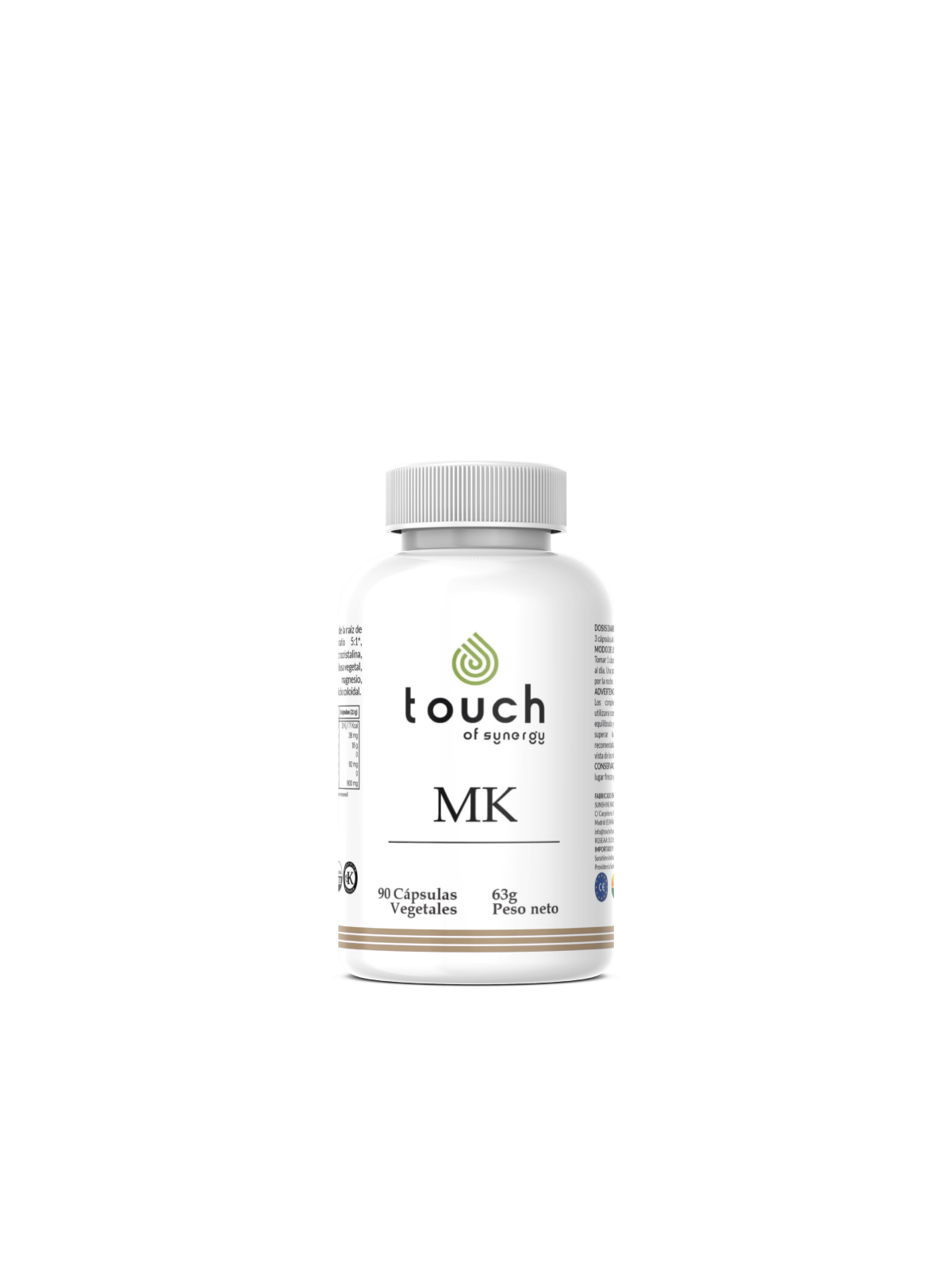 MK (90 cápsulas vegetales)