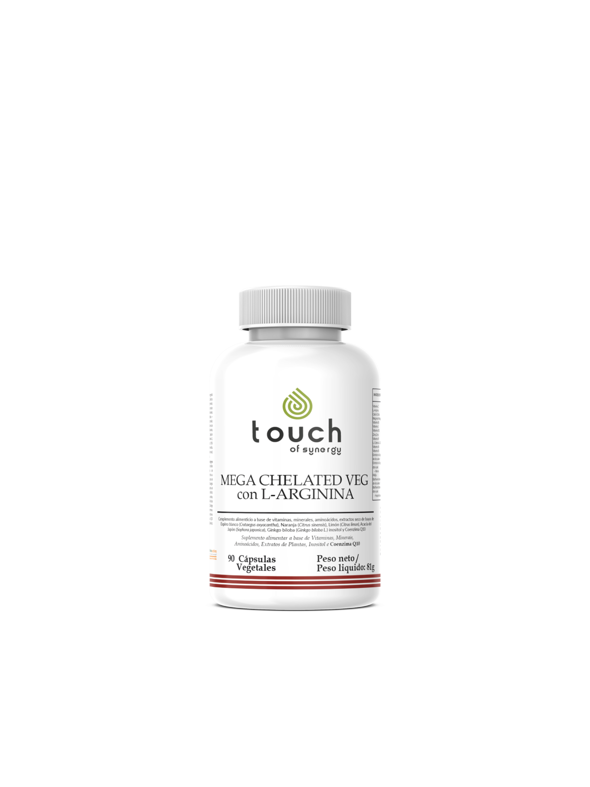 Mega Chelated Veg with L-Arginine (90 cápsulas vegetales)