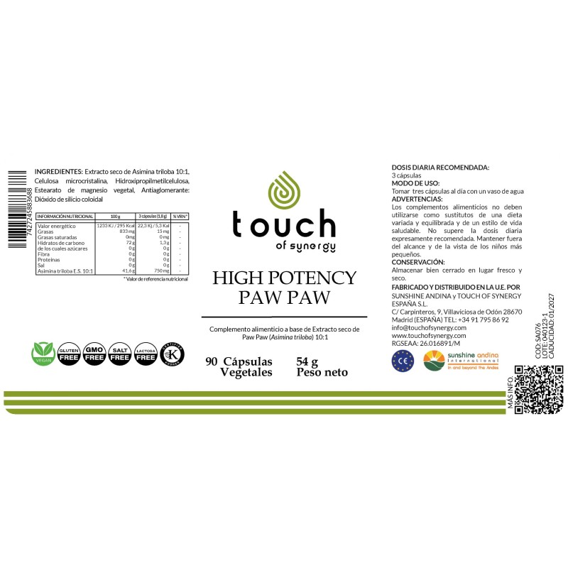 High Potency Paw Paw