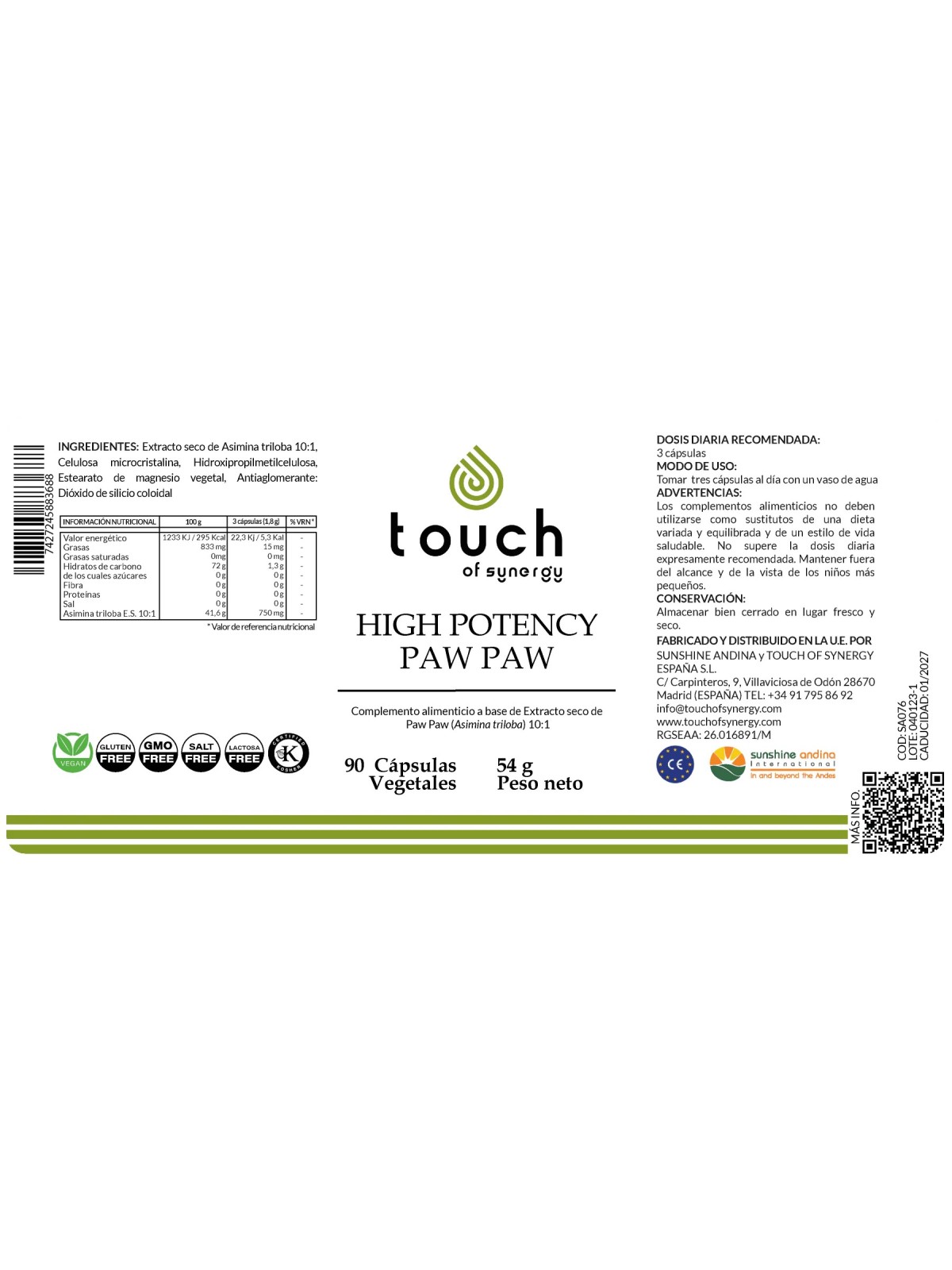 High Potency Paw Paw