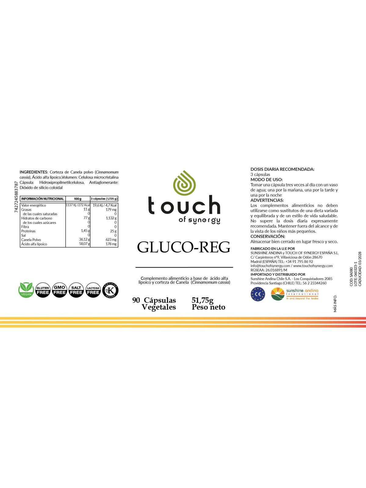 Gluco-Reg (90 cápsulas vegetales)