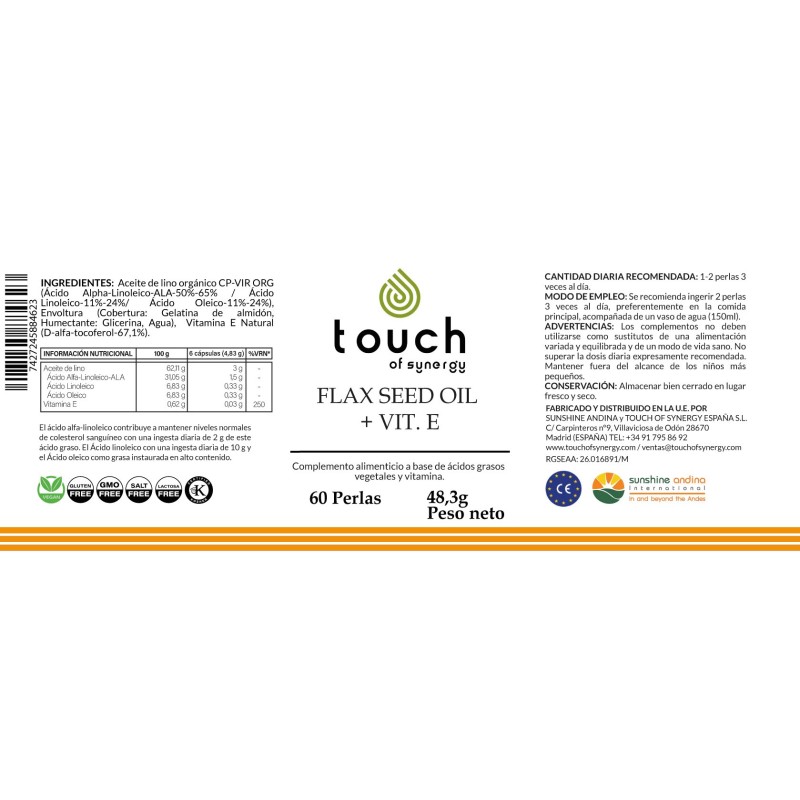 Flax Seed Oil (60 Softgels)