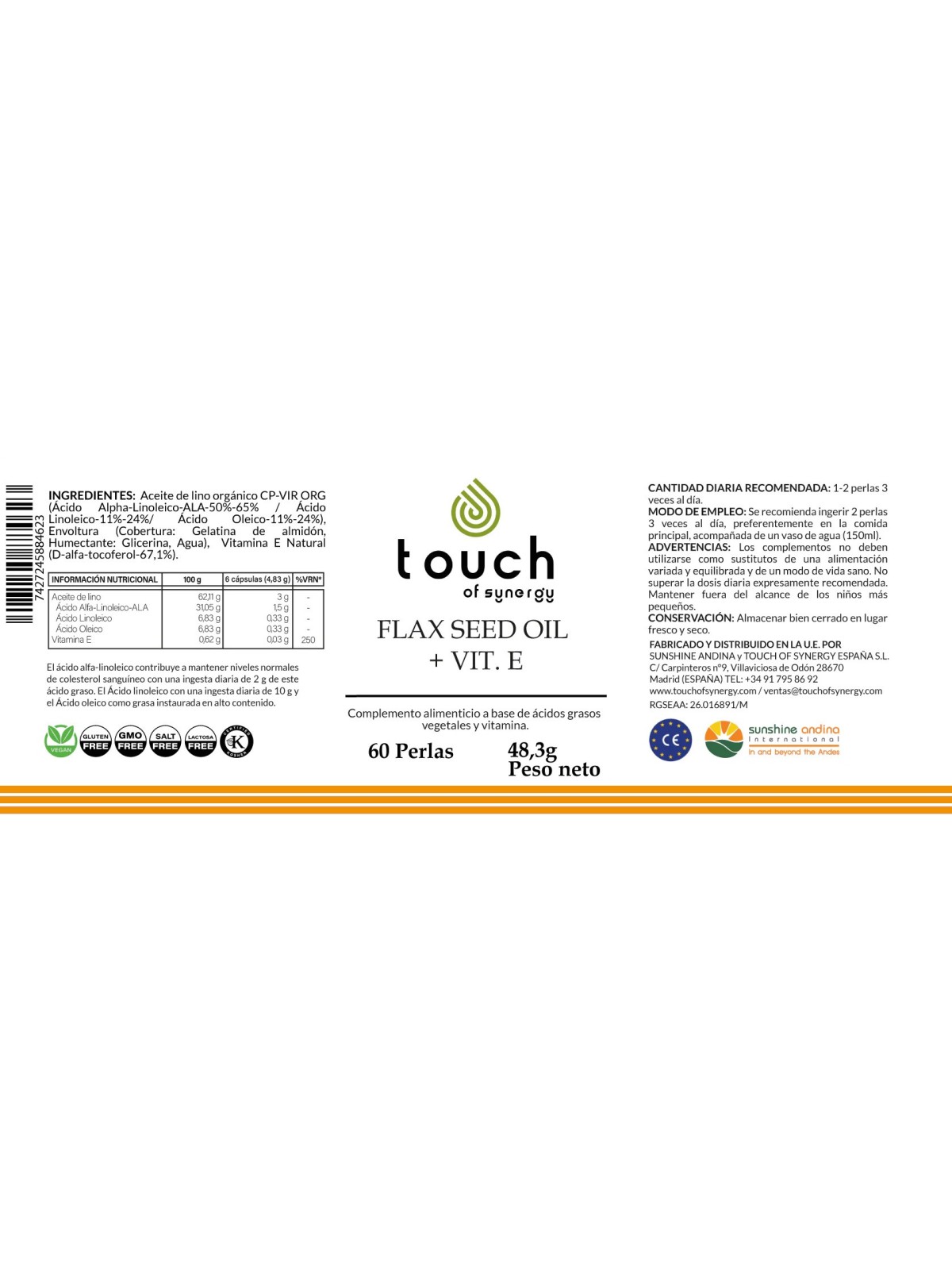 Flax Seed Oil (60 Softgels)