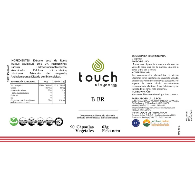 B-BR (90 cápsulas vegetales)