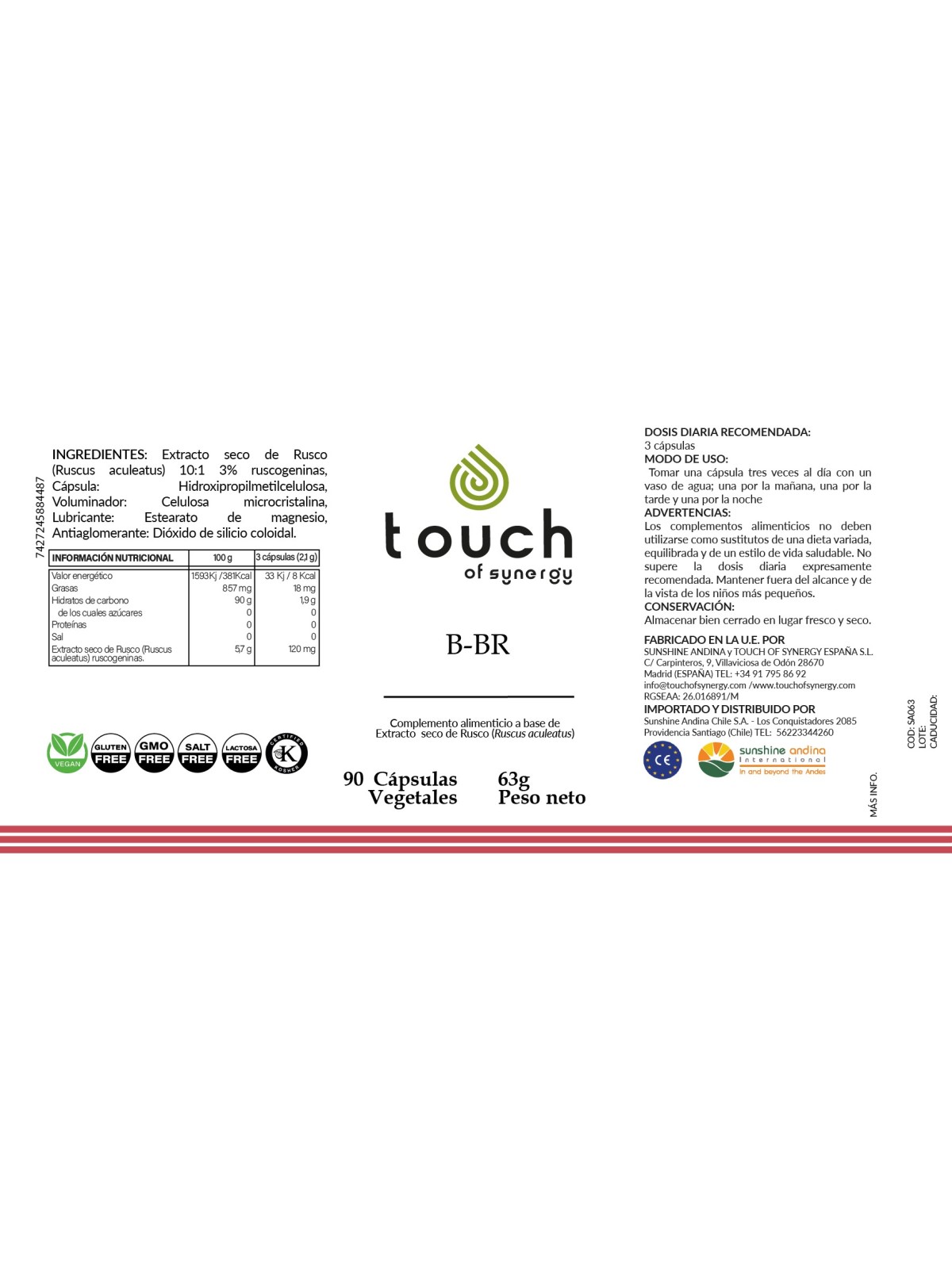 B-BR (90 cápsulas vegetales)