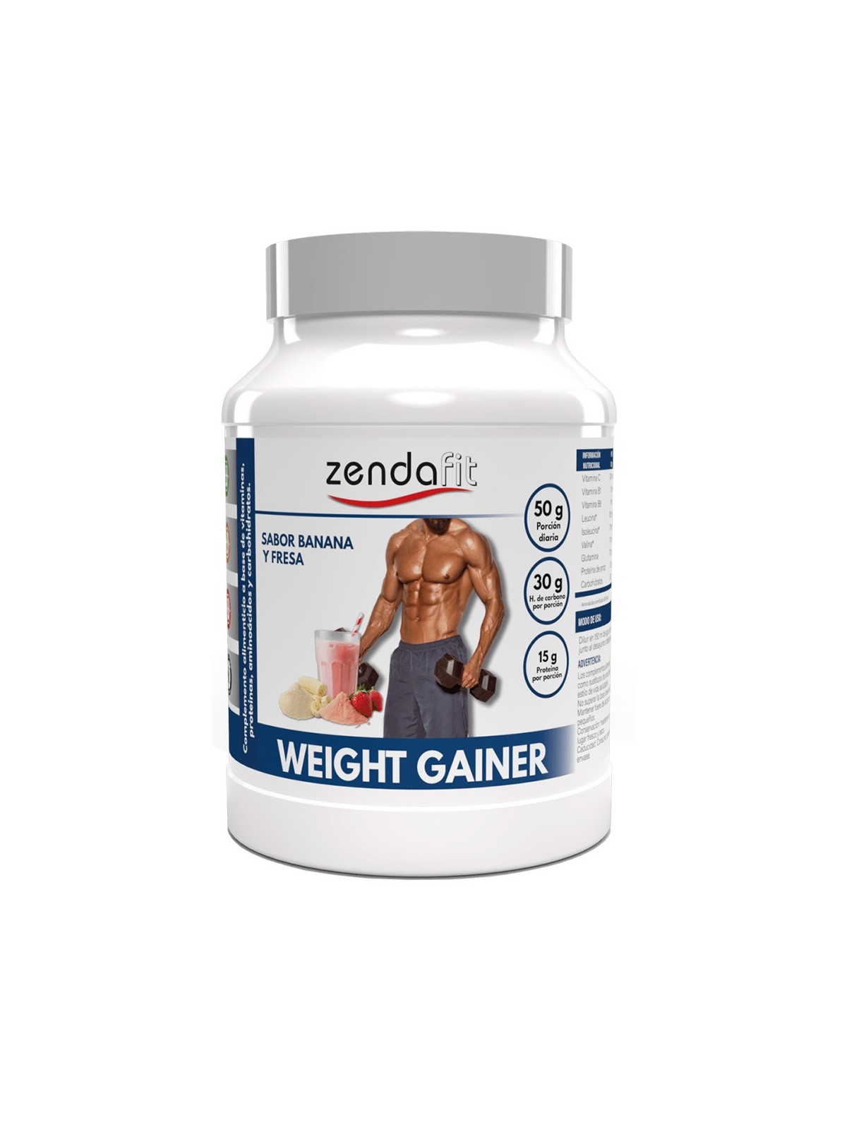 Ganador de Peso - Weight Gainer Sabor Banana y Fresa (1800 grs)