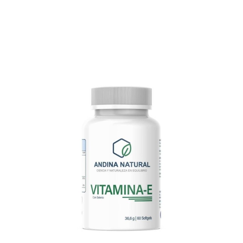 Vitamina E (60 softgels) con Selenio