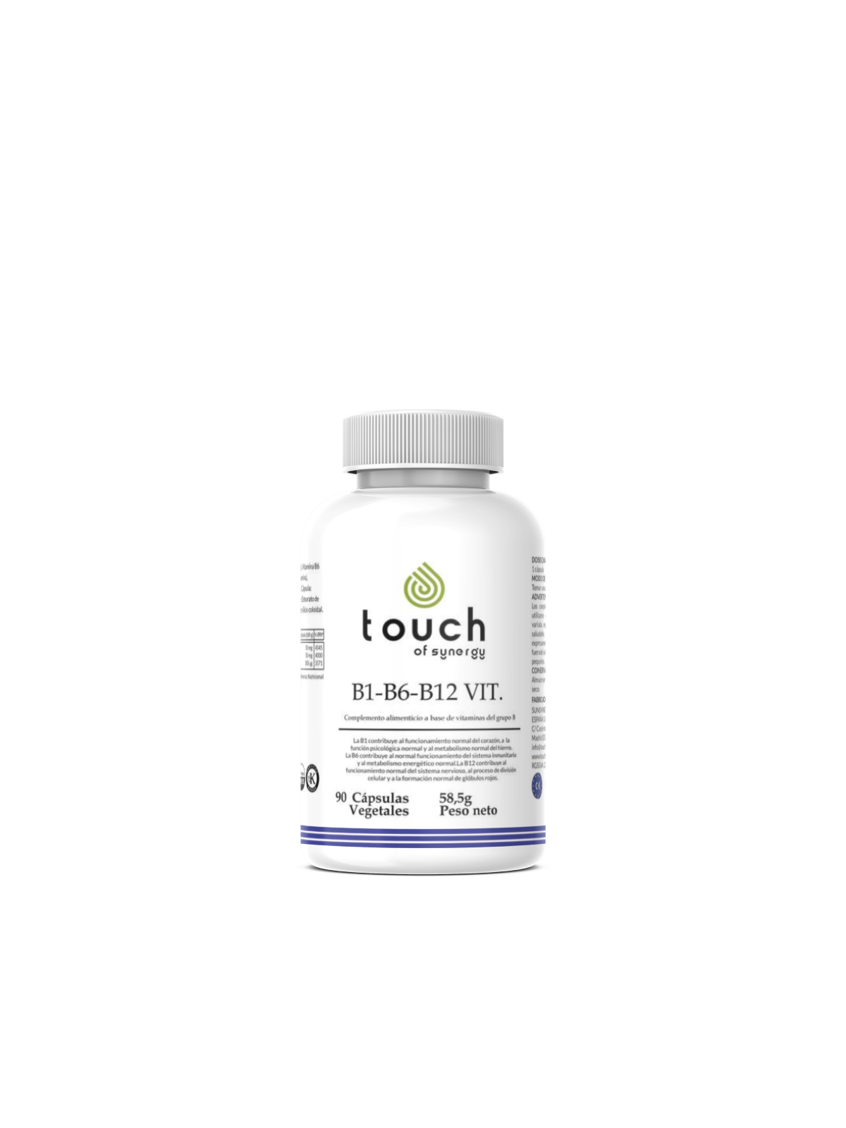 Vitamin B1 B6 B12 (90 cápsulas vegetales)